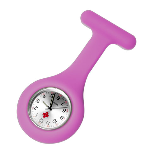 Silicone nurse_fob watch NS881 -Lilac