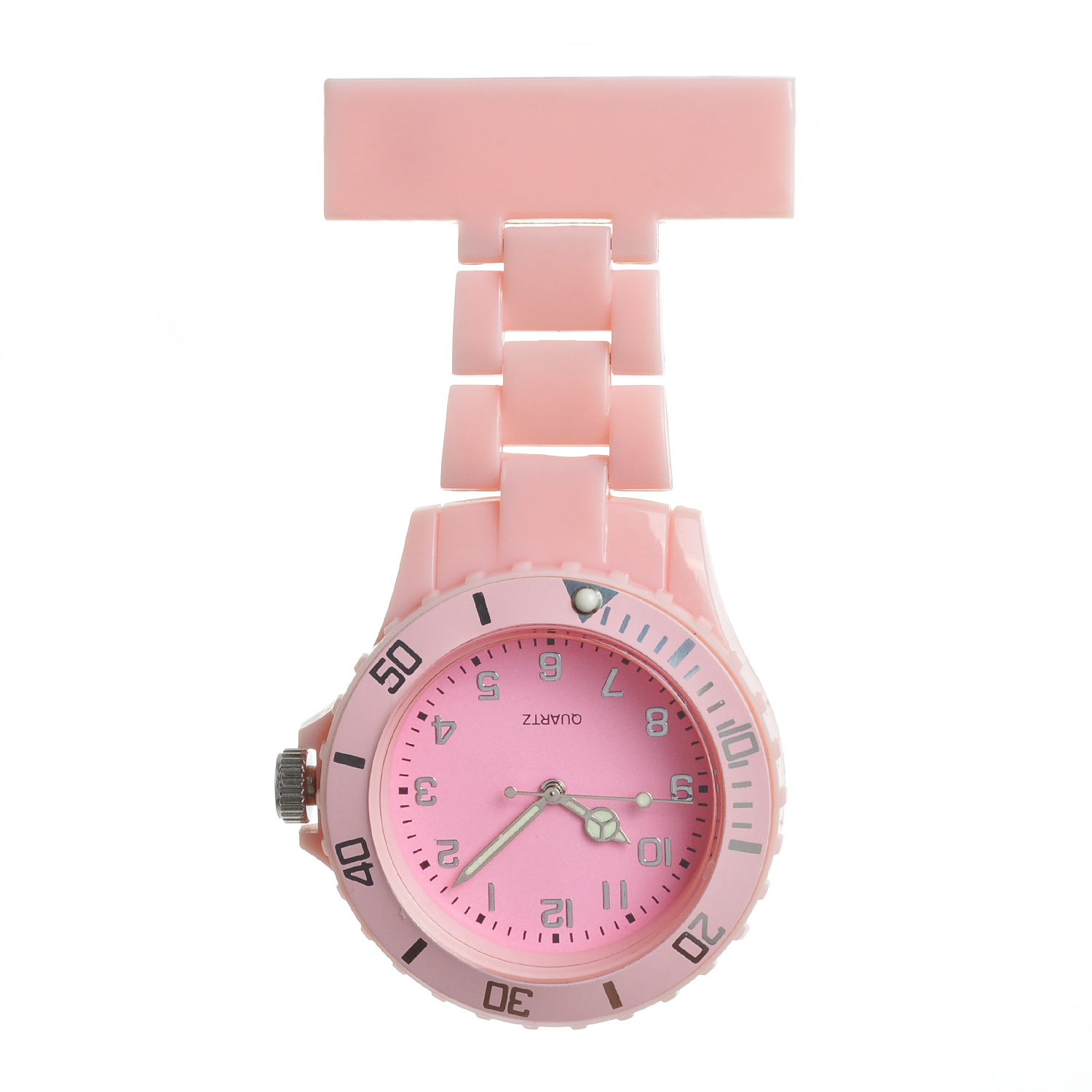 Plastic neon nursing watch NS2102- Rosa