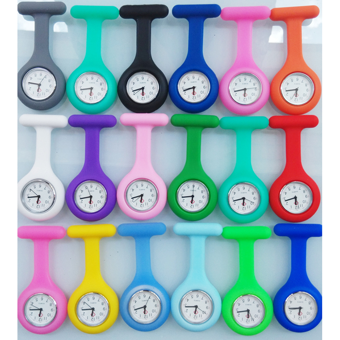 Silicone nurse_fob watch NS881 -Blue