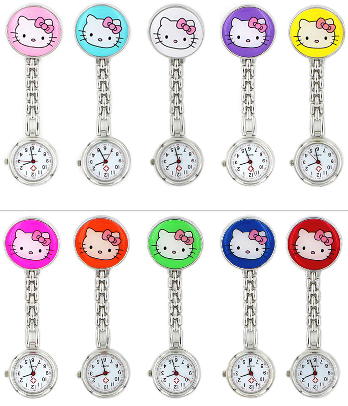 Hello Kitty series fob nurse watches NS1025